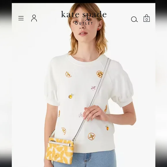 Kate Spade Sadie Orange Toss Crossbody Set Nwt *Sold Out Online And In Stores* - Picture 11 of 12